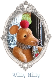 mohair mouse, willy nilly, adorable madness, mohair toys, mohair bears
